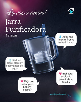 JARRA PURIFICADORA 3 ETAPAS (3.5 LTS)